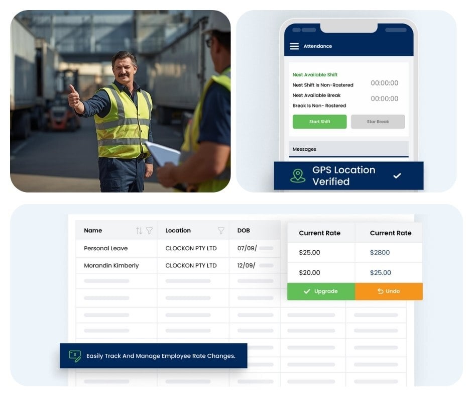 ClockOn logistics payroll software