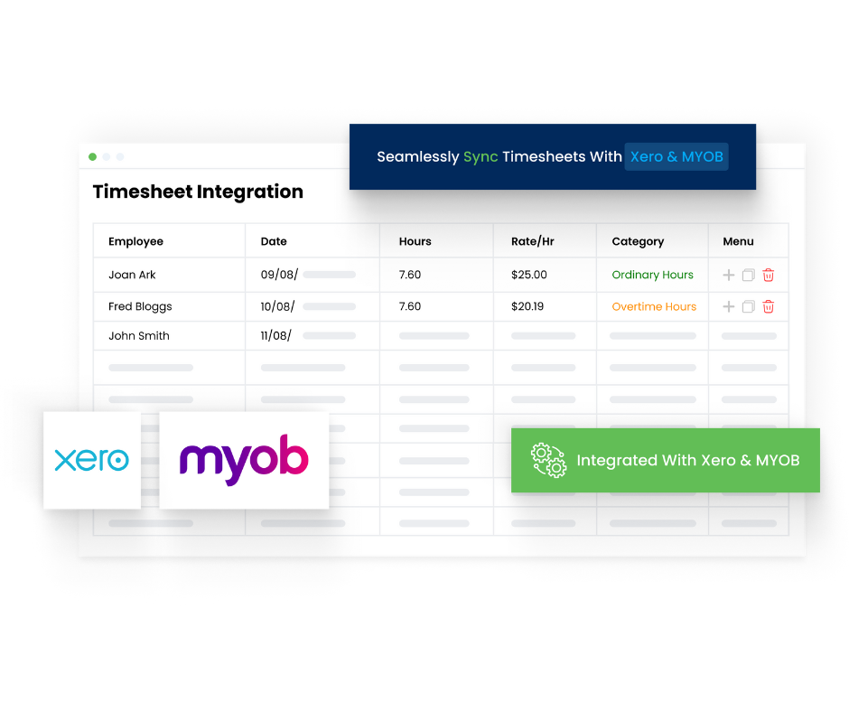 Timesheet Integration