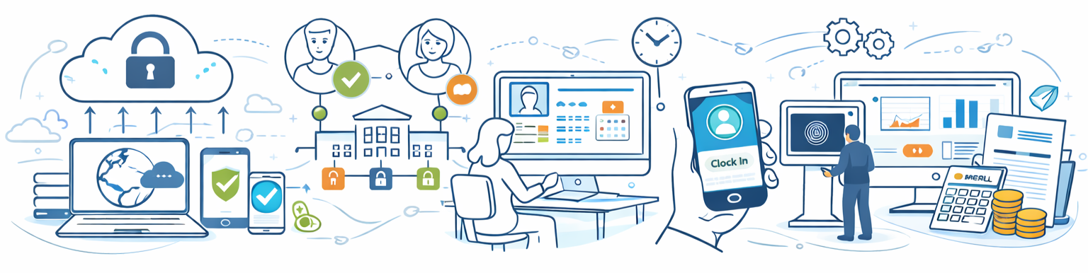 clockon desktop vs online