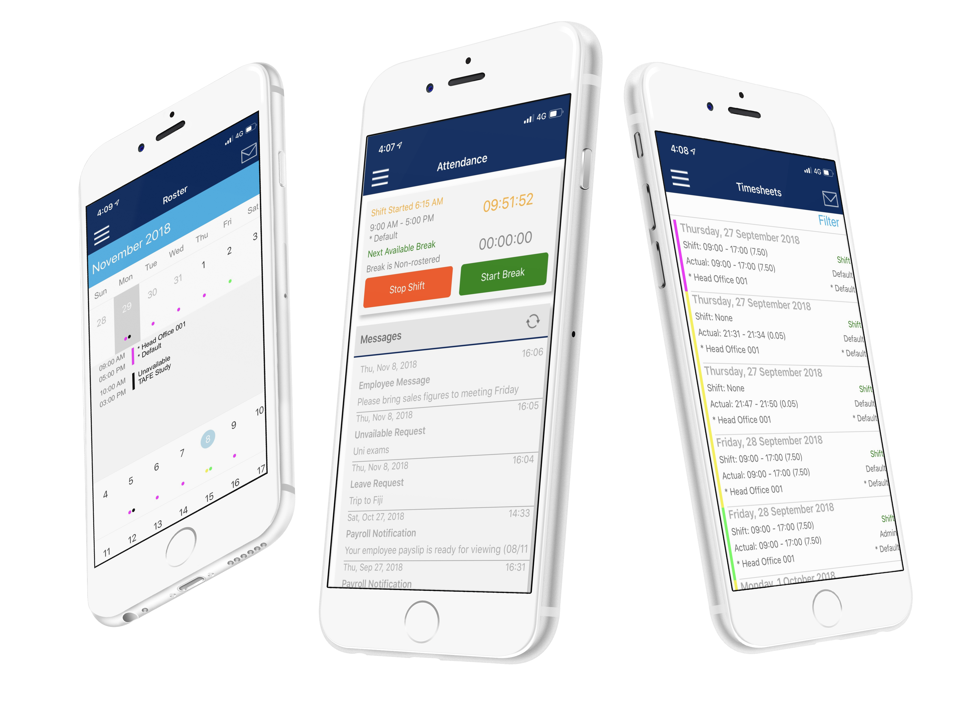 ClockOn GO Mobile App