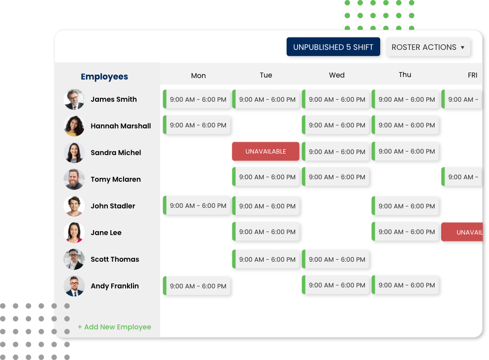 Rostering