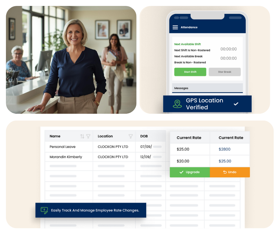 ClockOn aged care payroll software ClockOn aged care payroll software