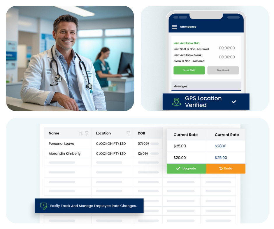 ClockOn medical software ClockOn medical software