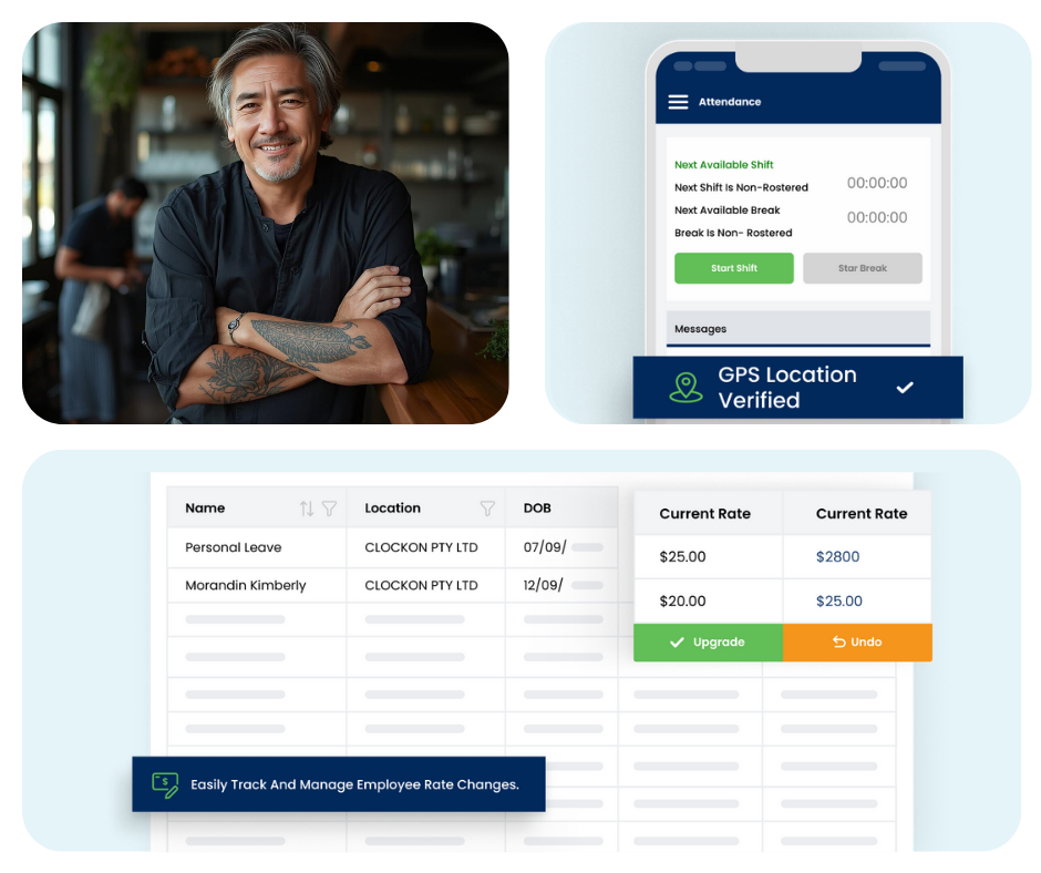 ClockOn restaurant HR and payroll software