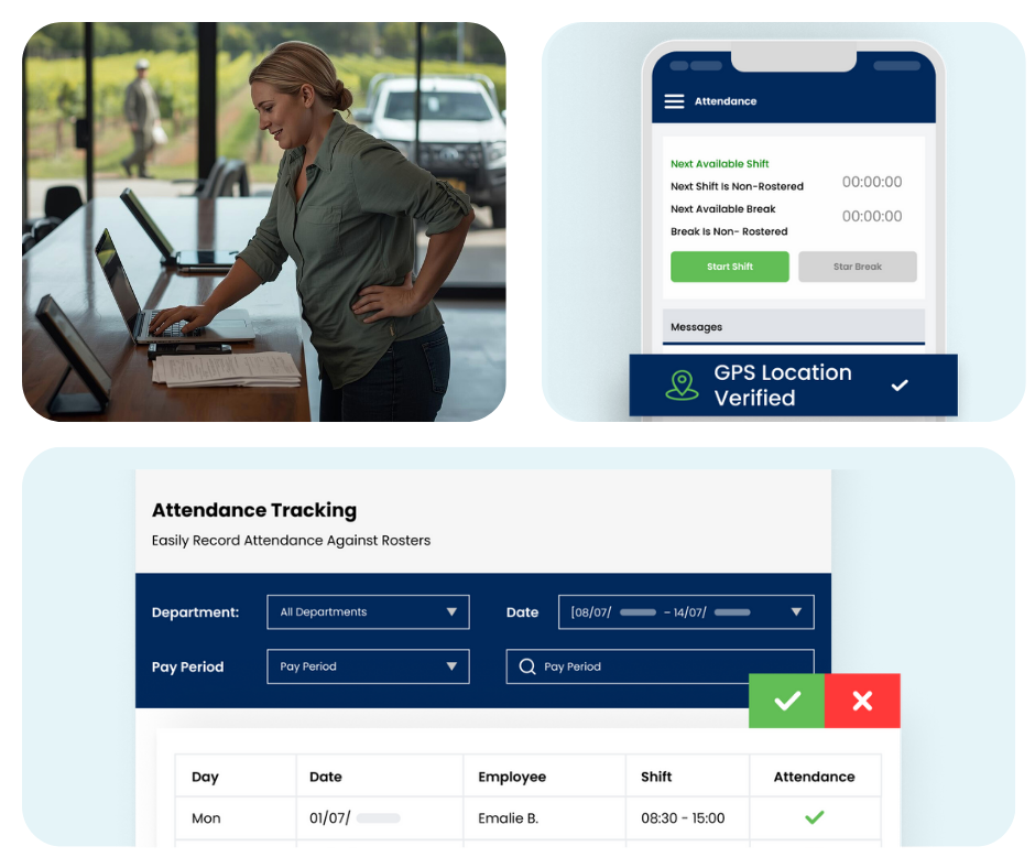 ClockOn winery HR payroll software